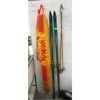 Image 1 : Vintage Sigmund Rudd Wood Skis & Poles