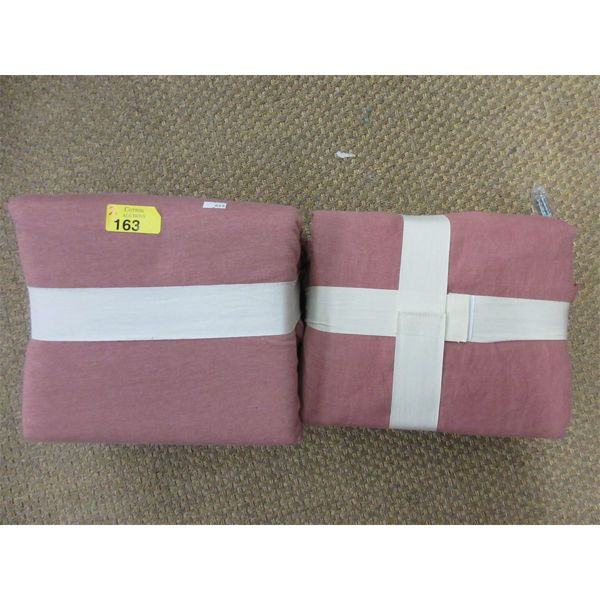 2 New King Size Duvet Cover Sets - Modern Rose