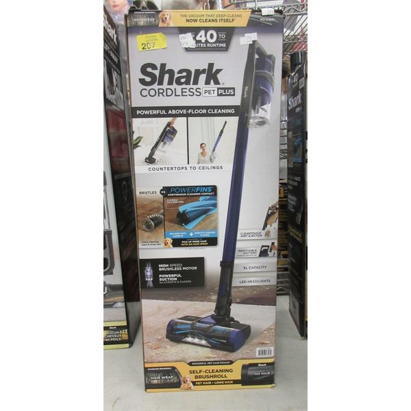 Shark Cordless Pet Plus Stick Vac - Open Box