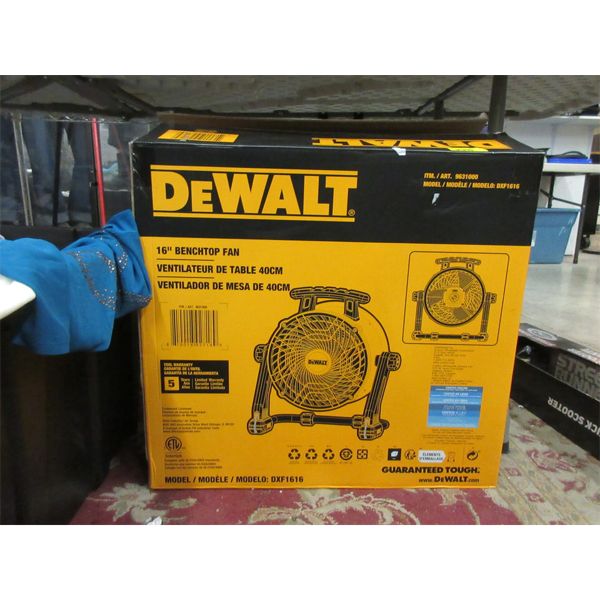 DeWalt 18" Bench Fan - Open Box