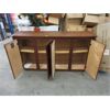 Image 2 : 4 Door Wood Cabinet with Interior Shelves