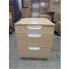 Image 1 : 3 Drawer Rolling Printer Stand  with Combination Lock