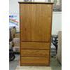 Image 1 : Tall Wood Wardrobe Cabinet with Drawers