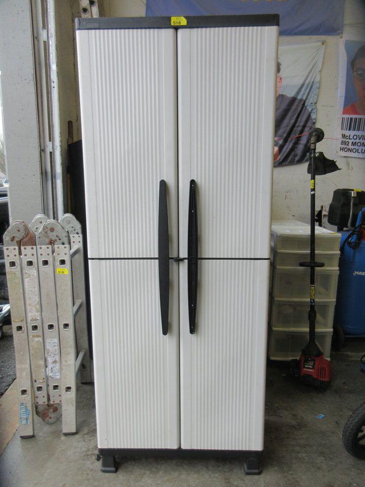 2 Door Lockable Plastic Storage Cabinet