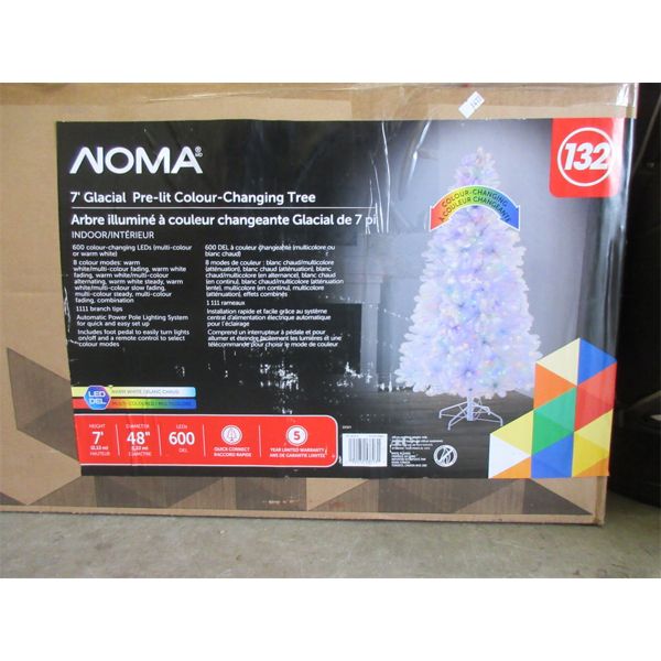 Noma 7' Pre-Lit Colour Changing Tree