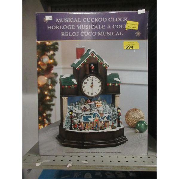 Musical Illuminated Cuckoo Clock - Open Box 