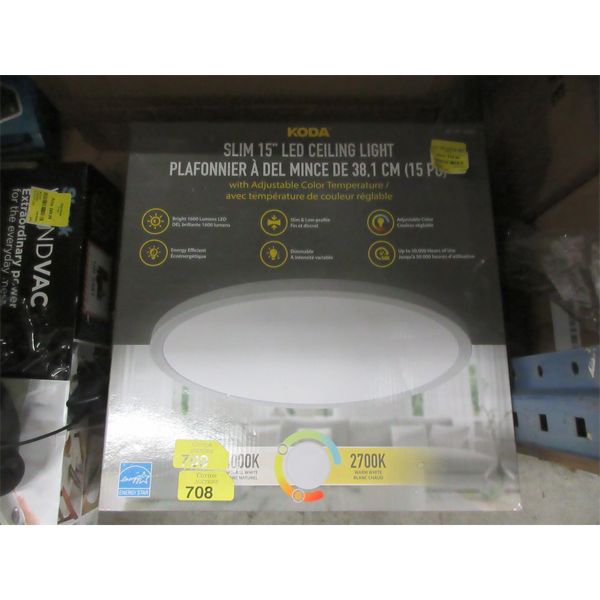 KODA Slim 15" LED Ceiling Light Fixture