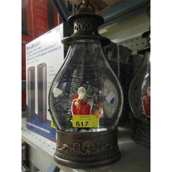 Illuminated Christmas Glitter Lantern - No box  