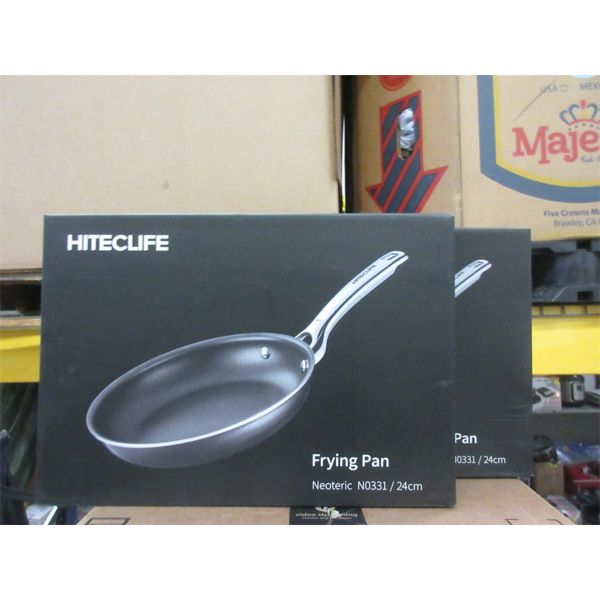 2 New Hiteclife Non-Stick Aluminum Fry Pans