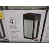 Image 1 : Pack of 4 Solar Post Accent Lights - Open Box