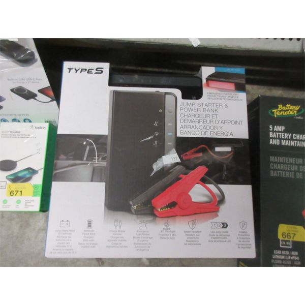 Type S Jump Starter & Power Bank 