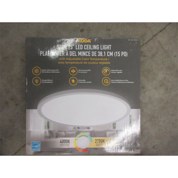 KODA Slim 15" LED Ceiling Light Fixture