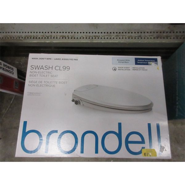 Brondell SWASH CL99 Bidet Toilet Seat