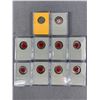 Image 1 : Lot of 10 Rememberance Day Quarters + 1 V /Victory Nickle 1945-2006. All in Hard Cases