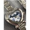 Image 2 : Bat Italian Heart Charm Watch.