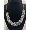 Image 2 : Lovely Vintage Rhinestones Choker Necklace, Selfadjust To 15"