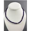 Image 2 : Amethyst Beads Choker Necklace, Self Adjusting Lengths