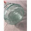 Image 2 : Fabulous Vintage Green Glass Carboy - 16" Tall & Made In Italy