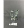 Image 2 : Vintage Modernist Eneryda Sweden Crystal Polar Bear Sculpture - Approx. 5" x 5"