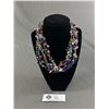 Image 1 : Beautiful Multi Strand Micro Bead & Stone Chips Necklace