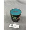 Image 2 : Early Cloisonne Lidded Round Black Floral Box