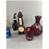 Image 2 : Vintage Cologne Bottle Collectors Lot - Automobiles,Pipe, Fishing Reel, Barometer & More