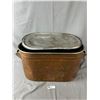 Image 1 : Vintage Copper Boiler w/Lid. 22 1/2" x 12" x 11"