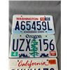 Image 2 : 3 Western USA License Plates - California-Oregon-Washington