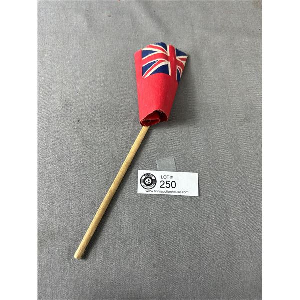 1940's WWII Canadian Red Ensign On A Stick