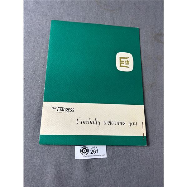 Scarce Canadian Pacific Empress Hotel Folder, Envelopes & Writing Paper. 1960's ?