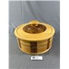 Image 1 : Wood Bowl w/ Lid. Approx. 10 1/4" Diameter