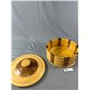Image 2 : Wood Bowl w/ Lid. Approx. 10 1/4" Diameter