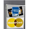 Image 2 : Double Sided Metal Credit Card Sign. Approx. 16" x 31 1/2" NO SHIPPING