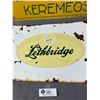 Image 3 : 2 Vintage Metal Signs - H.T. Weddle, Keremeos. Approx. 17" x 10" & Sick's Lethbridge GingerAle. Appr