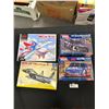 Image 1 : 2 Monogram Nascar 1:24 Scale Models & 2 1:72 Scale Airplane Model Kits