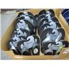 Image 2 : 15-Oofos Black/Grey Flip Flops - 15 X $