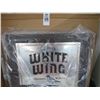 Image 1 : 3-Shiner White Wing Advertising Mirror - 3 X $ - No Shipping