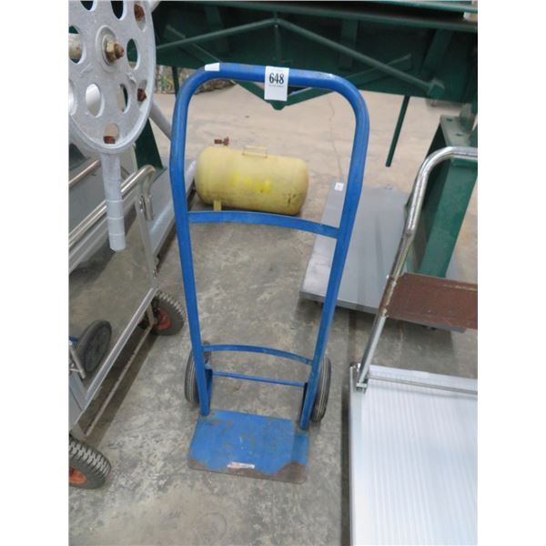 Small Blue Hand Truck