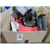 Image 1 : Fertilizer Spreader, Miter Box, Pad Lock, JB Welds and More