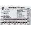 Image 1 : GMAR Architect M184