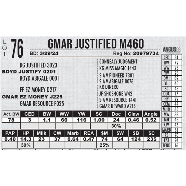 GMAR Justified M460