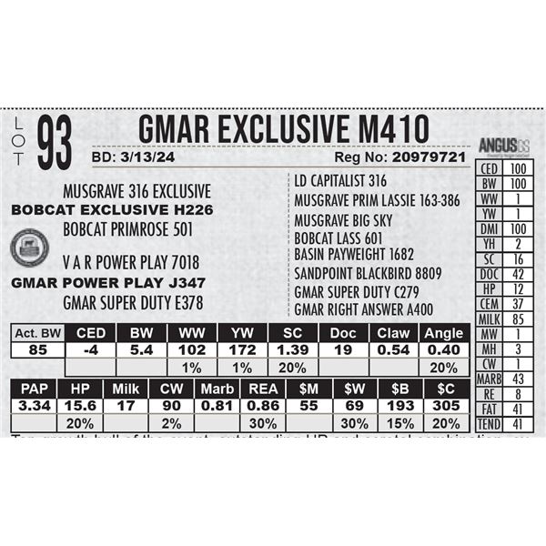 GMAR Exclusive M410