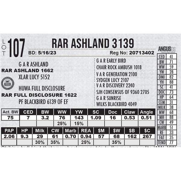 RAR Ashland 3139