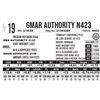 Image 1 : GMAR Authority N423