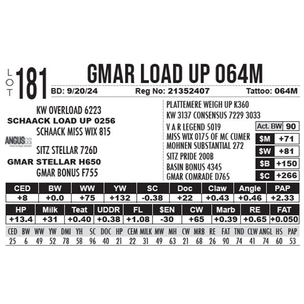 GMAR Load Up 064M