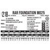 Image 1 : RAR Foundation M025