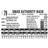 Image 1 : GMAR Authority N438
