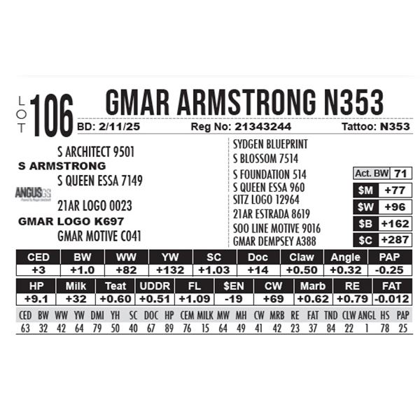 GMAR Armstrong N353