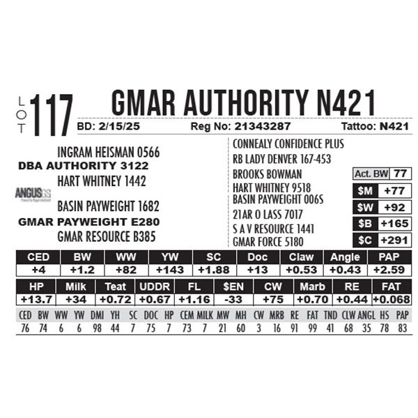 GMAR Authority N421