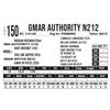 Image 1 : GMAR Authority N212